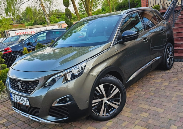 Peugeot 3008 cena 84900 przebieg: 168000, rok produkcji 2018 z Poręba małe 631